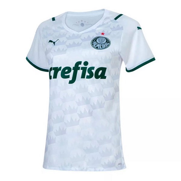 Trikot Palmeiras Auswarts Damen 2021-22 Weiß Fussballtrikots Günstig